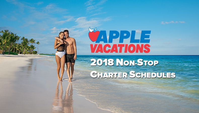 Apple Vacations 2018 Non-Stop Charter Schedule