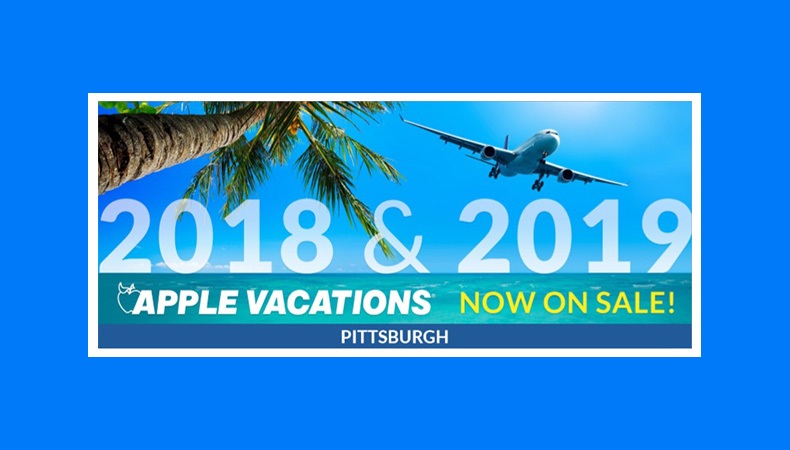 Apple Vacations Releases 2018-2019 Non-Stop Charter Schedule from Pittsburgh