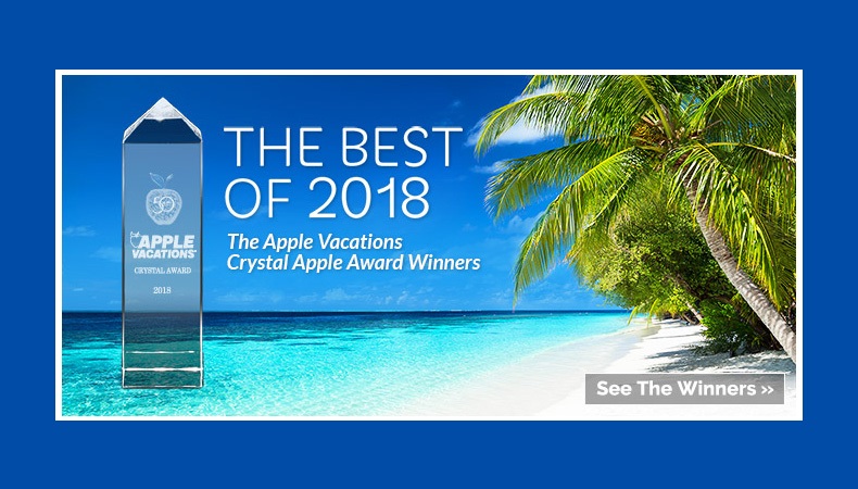 Apple Vacations Announces 2018 Crystal Apple Awards