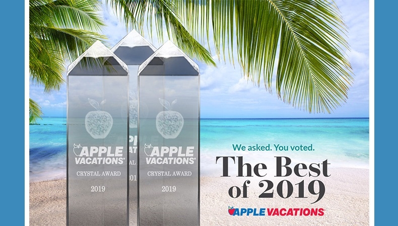 Apple Vacations Announces 2019 Crystal Apple Awards!