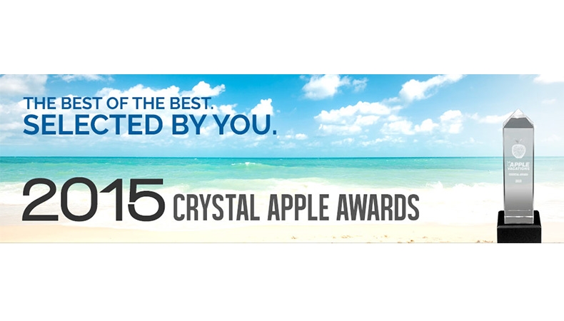 Apple Vacations 2015 Crystal Apple Awards