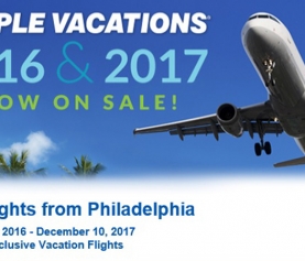 Philadelphia Non-Stop Charter Schedule Holiday 2016 & Winter 2017